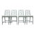 Faux Bamboo Chippendale Bar Stools (Set of 4) For Sale