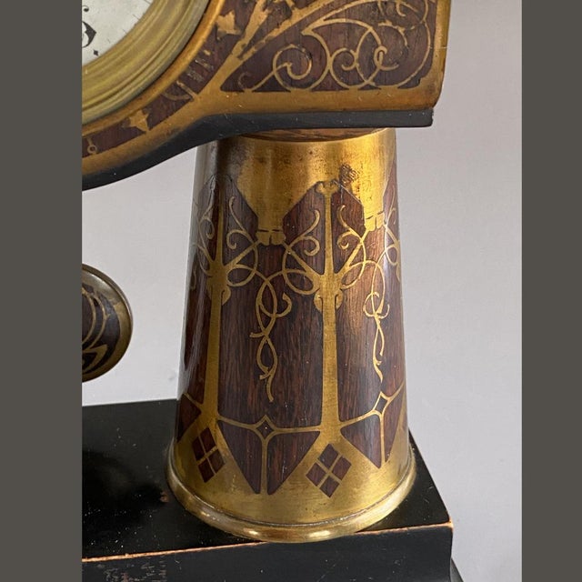 Art Nouveau Zodiac Mantle Clock from Erhard and Sons, 1890s For Sale - Image 11 of 18