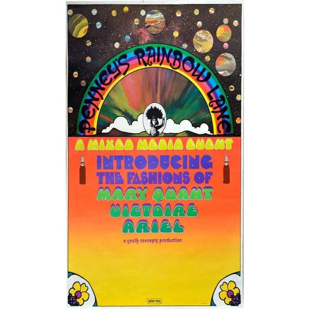 Penny's Rainbow Lane by Peter Max For Sale