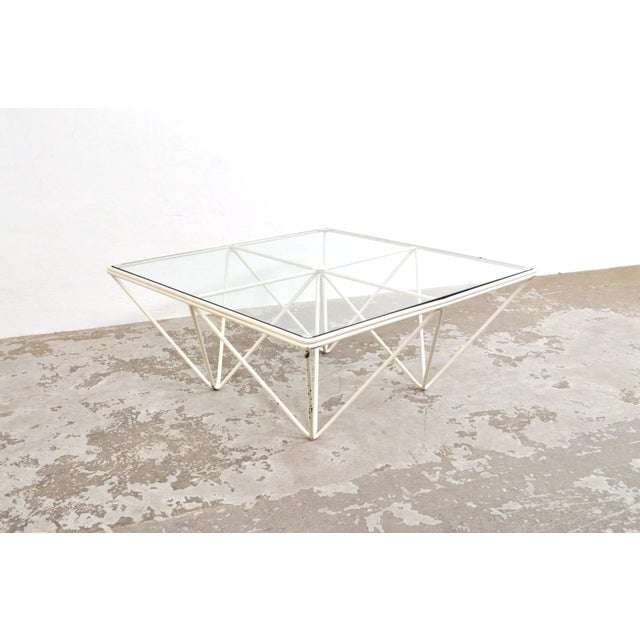 Metal Postmodern Coffee Table in the style of Paolo Piva, 1980s For Sale - Image 7 of 9