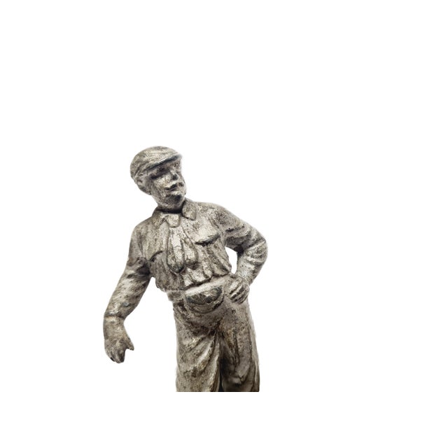 Art Nouveau German Figurative Inkwell, 1890s, in Worn conditions. Designed 1890 to 1919