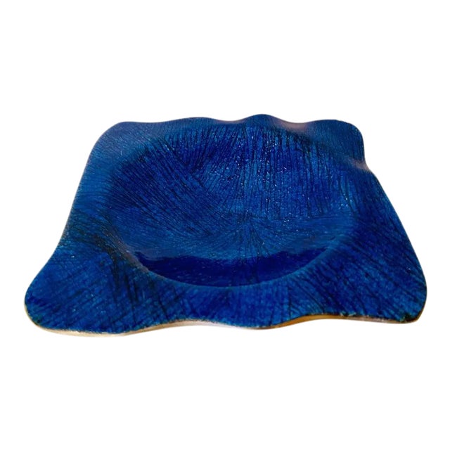 Del Campo 1960s Italian Mid Century Enamel Bowl Tray For Sale