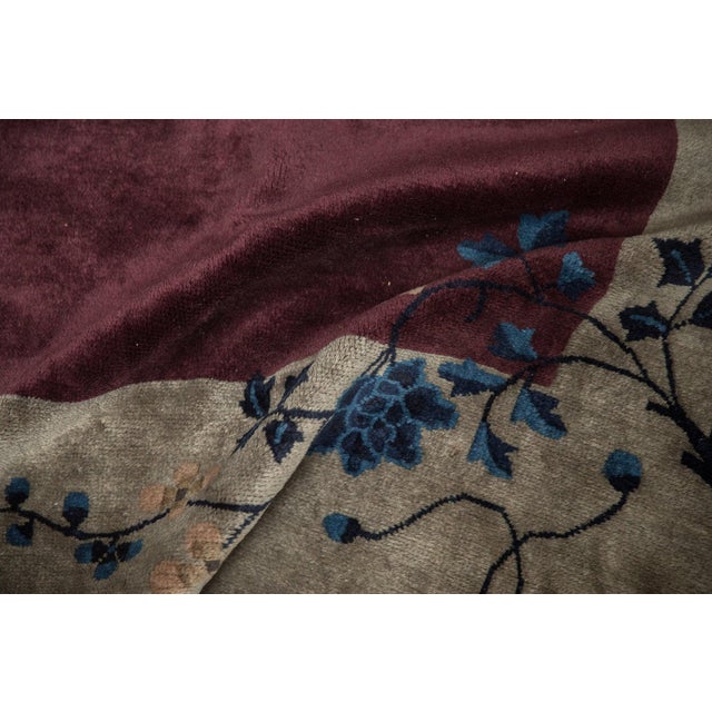 Antique Art Deco Carpet - 7'1" x 13'6" For Sale - Image 14 of 16