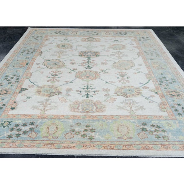 Turkish Oushak Rug 8'4" x 10'2" #20429 Explore a curated collection of hallway runners, wool rugs, and handmade...