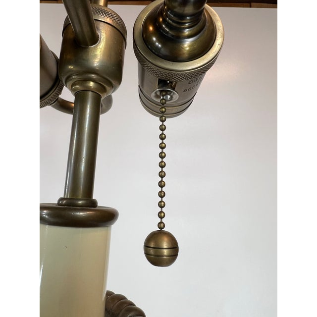 Vintage Decorative Crafts Inc. Fluted Columns Corinthian Capitals Solid Brass Buffet 38" Table Lamps -a Pair For Sale - Image 6 of 12