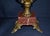Stone Antique French Rococo Metal Urn Vase Marble Base Mantle Garniture 19th C For Sale - Image 7 of 17