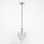 French pendant fixture by Baccarat. This fixture features a hand engraved bell to which are attached a rich array of...