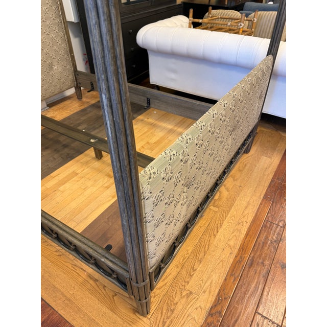 Queen Size Orlando Diaz-Azcuy for McGuire Vendome Canopy Bed Frame For Sale - Image 11 of 12