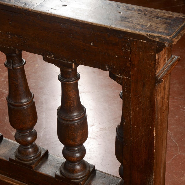 Solid Walnut Balustrade, 1700s For Sale - Image 6 of 9