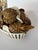 Ceramic Vintage Italian Ceramic Basket of Mushrooms From Neiman Marcus For Sale - Image 7 of 14