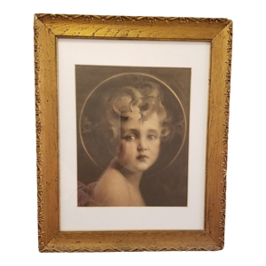 Antique "Light of the World" Framed * by Charles Bosseron Chambers