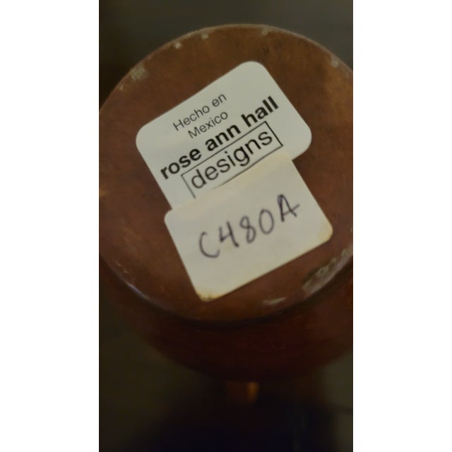 Metal Vintage Rose Ann Hall Designs Copper Pitcher For Sale - Image 7 of 7