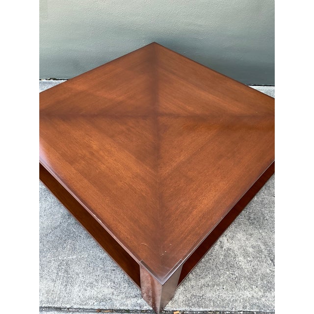Late 20th Century Vintage Boho Nancy Corzine Lacquered Coffee Table For Sale - Image 10 of 10