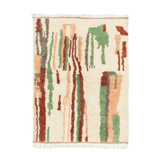 Hand-Knotted Wool Rug by Azele Studio For Sale - Image 10 of 10