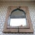 Shabby Chic Vintage Indian Archway Painted Teak Mirror For Sale - Image 3 of 11