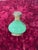 Mid 19th Century French Uranium Opaline Scent Bottle, Hand-Painted Pont Neuf & Louvre Miniature, Gilt Mounts, Napoleon Iii, 3in For Sale In New York - Image 6 of 14