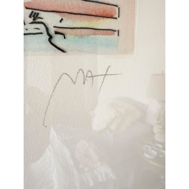 Late 20th Century Late 20th Century Peter Max "God Bless America" Hand-Colored Etching With Remarques, Signed Limited Edition For Sale - Image 5 of 13