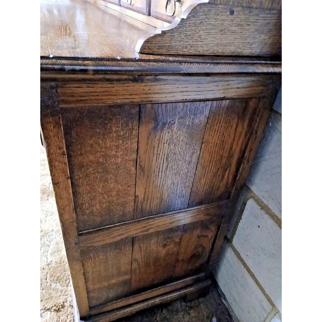 Mid-Century Victorian Oak Dresser from Ipswich, 1950 For Sale - Image 13 of 18
