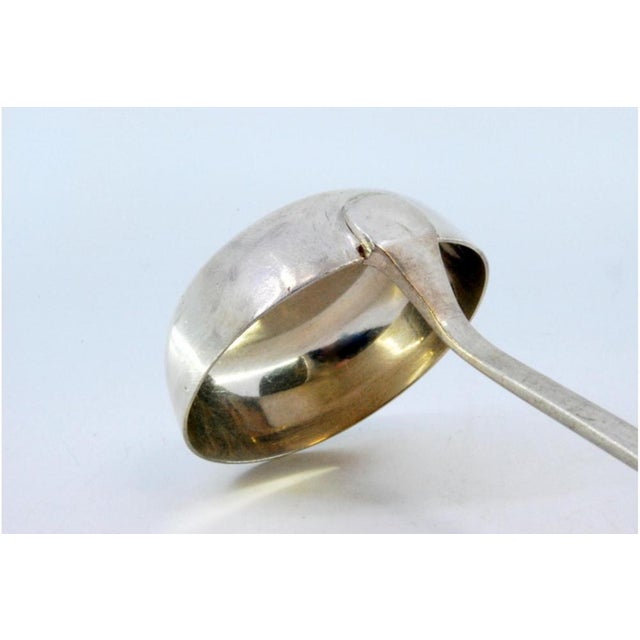 Silver Soup Ladle with Handle For Sale - Image 3 of 8