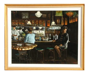 Harry McCormick, Downey's, Oil on Canvas