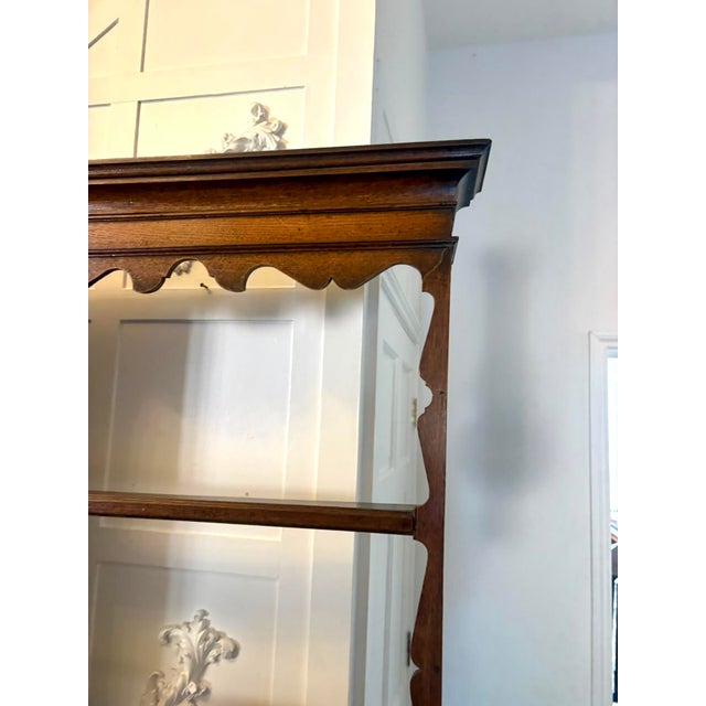 Antique Georgian Lancashire Oak Dresser and Plate Rack, 1780 For Sale - Image 11 of 18
