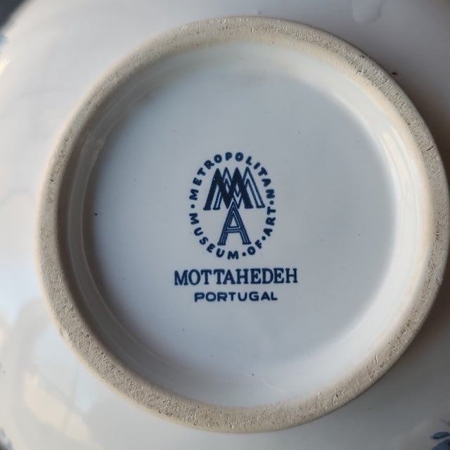 Ceramic Blue & White Ceramic Bulb Planter For Sale - Image 7 of 8