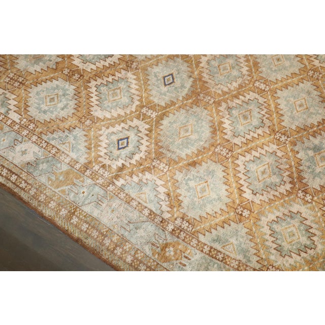 Early 20th Century Zabihi Collection Geometric Beshir Turkeman Gallery Size Rug - 5'2" x 11'5" For Sale In New York - Image 6 of 11