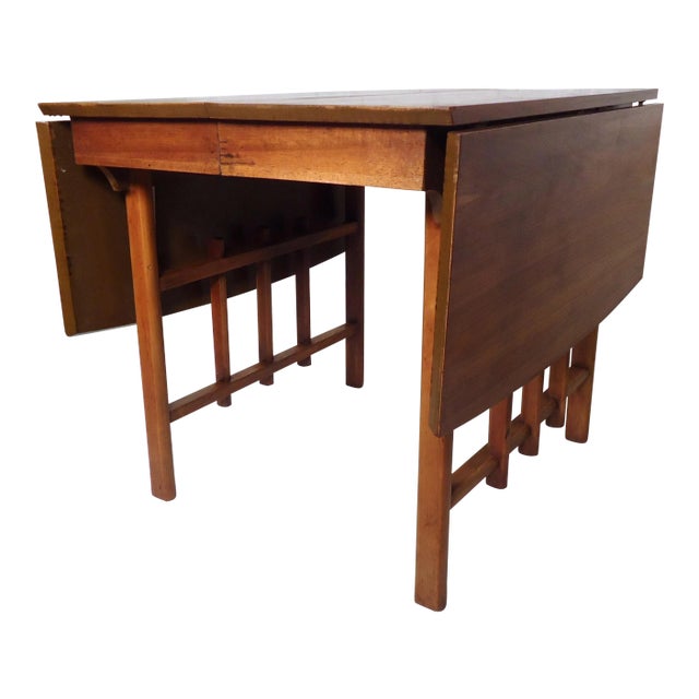 1960s Mid-Century Modern Drop Leaf Table For Sale