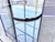Metal 1970s Vintage Brass & Gunmetal Curved Display Cabinet Styled After Mastercraft For Sale - Image 7 of 13