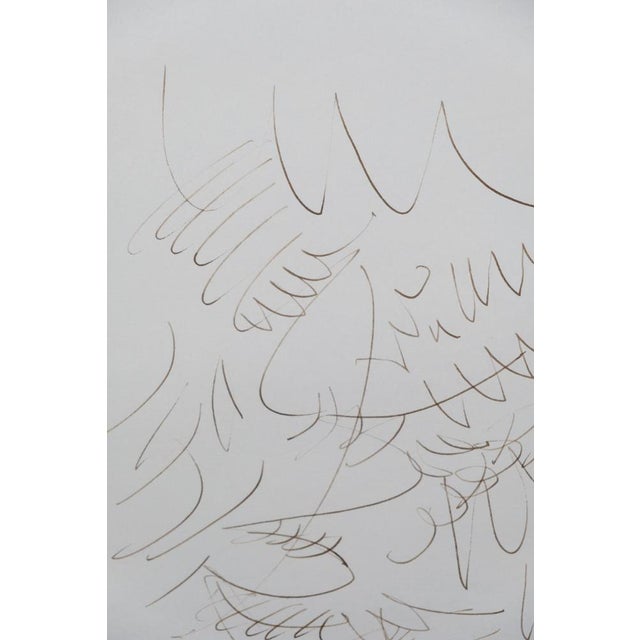 Modern Dora Maar, Plant Composition, Original Ink Drawing For Sale - Image 3 of 8