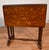 1900s Antique English Mahogany Dutch Marquetry Pembroke Drop Leaf Side End Table For Sale - Image 9 of 14