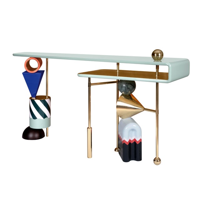 Contemporary Ahrt Console Table by Malabar For Sale - Image 3 of 8