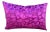 Purple Cut Velvet Lumbar Cushion Cover For Sale