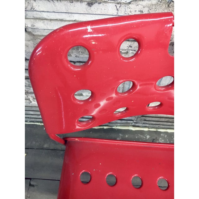 Vintage Italian Steel Omkstak Chairs by Rodney Kinsman for Bieffeplast, 1980s For Sale - Image 9 of 13