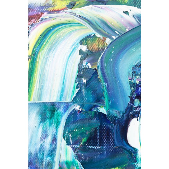 Don’t Give Me Those Licking Those Lips - Large Abstract Oil Painting by Simon Findlay For Sale - Image 16 of 18