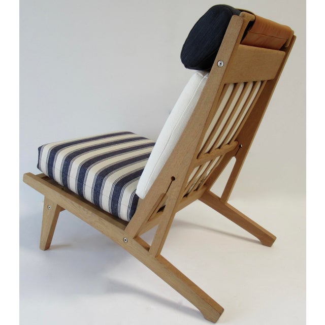 Circa C.1960's Hans J. Wegner Denmark "Getama" Lounge Chairs- A Pair (Restored) For Sale - Image 14 of 18