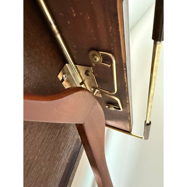 Vintage Pearl-Wick Spanish Revival Gentleman’s Valet Chair With Hidden Storage & Clothes Hanger For Sale - Image 11 of 12