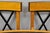 Wood Biedermeier Empire Style Maple Wood Double X Back Dining Room Chairs - Set of 6 For Sale - Image 7 of 18
