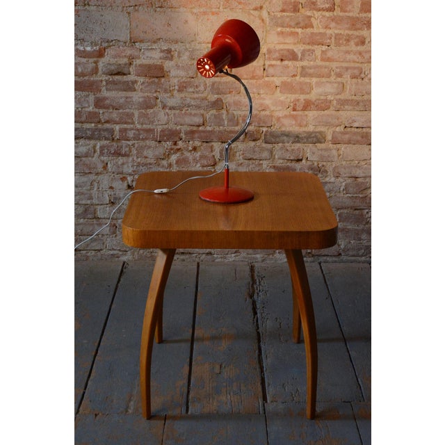 Mid-Century Modern Table Lamp in Chrome by J. Hůrka for Lidokov, Czech, 1960s For Sale - Image 6 of 11