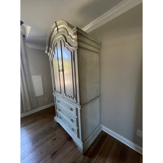 Authentic Habersham European Country Media Armoire - 91.5" H For Sale In Detroit - Image 6 of 7