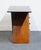 Rare Hickory White Burled Walnut Contemporary Modern / Art Deco 30" X-Frame Nightstand / Accent Table For Sale - Image 12 of 12
