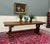 French Country Antique French Country Farm Dining Table Farmhouse Trestle Base Oak 87"w For Sale - Image 3 of 17