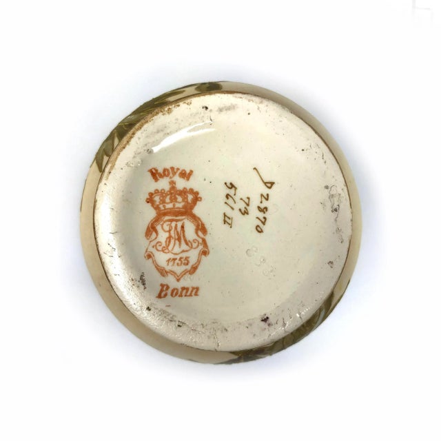 Antique Royal Bonn Germany Hand Painted Vase For Sale In Houston - Image 6 of 7
