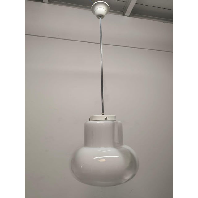 Glass Suspension Light from AV Mazzega, 1970s For Sale - Image 12 of 13