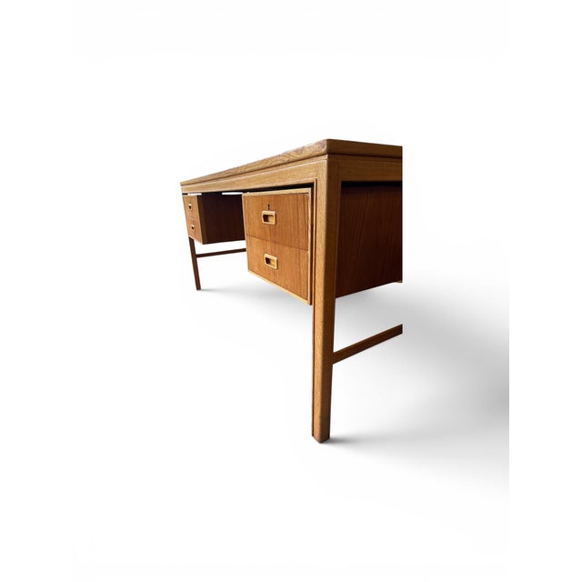 Scandinavian Modern Desk in Teak, 1960s For Sale - Image 4 of 7