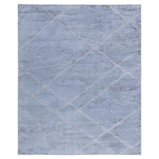 Contemporary High and Low Gray Rug by Doris Leslie Blau For Sale