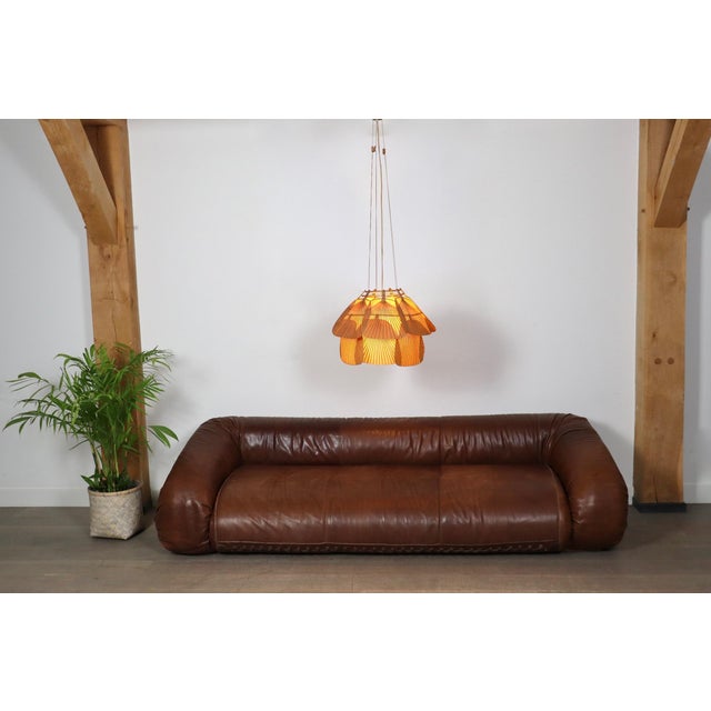 Uchiwa Series Ju-Yon Chandelier by Ingo Maurer for Design M, Germany, 1973 For Sale - Image 6 of 14