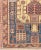 Antique Caucasian Karachopt Rug large rug in Teal and soft Yellow, , Keivan Woven Arts, antique Kazak Karachopf rugs are...
