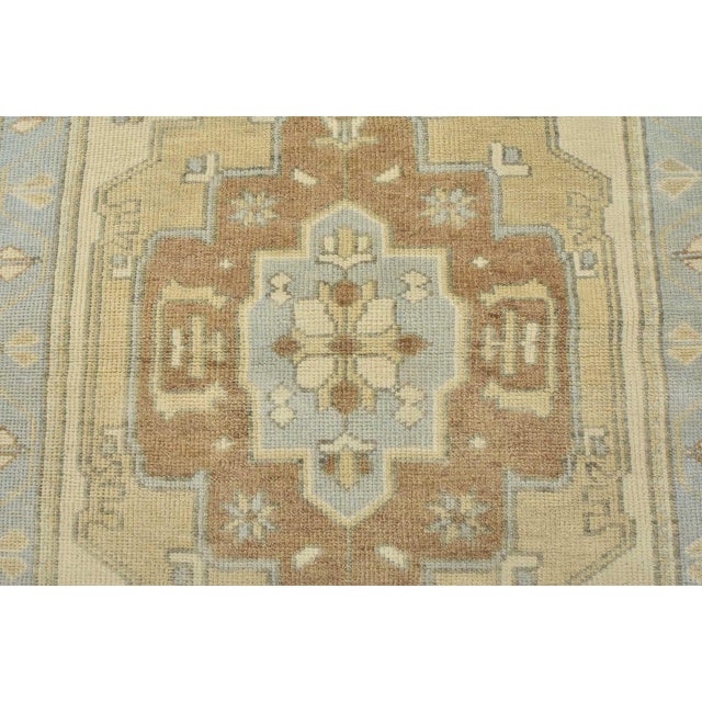 2020s Anatolia Rug 4’1” X 6’1” Ivory Wool Tribal Hand-Knotted Oriental Carpet For Sale - Image 5 of 12