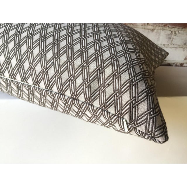 Basket Weave Truffle Gray Pillow Cover Chairish